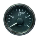 VDO SingleViu 52mm (2-1/16") Voltmeter f/24V Systems - 32V [A2C3832780030] - Wholesaler Elite LLC