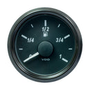 VDO SingleViu 52mm (2-1/16") Fuel Level Gauge - Euro - 3-180 Ohm [A2C3833100030] - Wholesaler Elite LLC