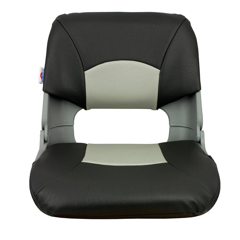 Springfield Skipper Standard Folding Seat - Grey/Charcoal [1061017] - Wholesaler Elite LLC