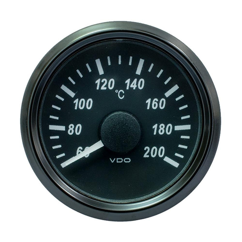 VDO SingleViu 52mm (2-1/16") Cylinder Temp. Gauge - 200C - 471-14 Ohm [A2C3833520030] - Wholesaler Elite LLC
