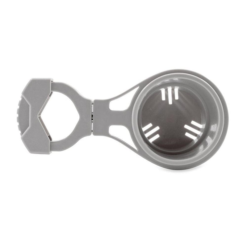 Camco Clamp-On Rail Mounted Cup Holder - Large for Up to 2" Rail - Grey [53092] - Wholesaler Elite LLC