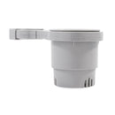 Camco Clamp-On Rail Mounted Cup Holder - Large for Up to 2" Rail - Grey [53092] - Wholesaler Elite LLC