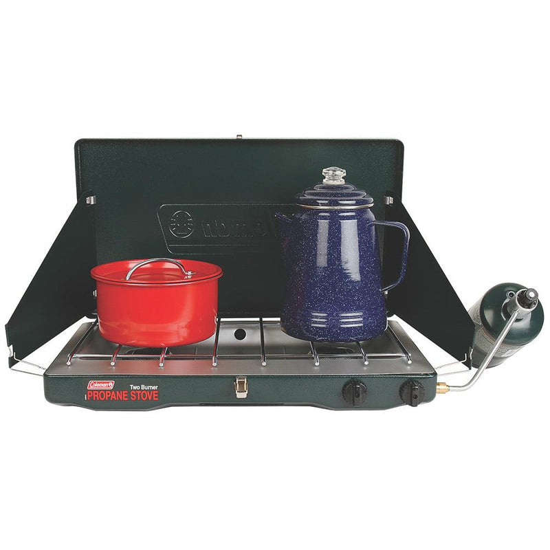 Coleman PerfectFlow 2-Burner Classic Stove - Propane [2000037883] - Wholesaler Elite LLC