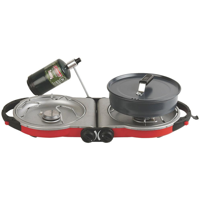 ColemanPerfectFlow InstaStart Fold N Go Stove - 2-Burner [2000038018] - Wholesaler Elite LLC