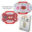 Lunasea Child/Pet Safety Water Activated Strobe Light w/RF Transmitter - Red Case [LLB-63RB-E0-K1] - Wholesaler Elite LLC
