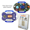 Lunasea Child/Pet Safety Water Activated Strobe Light w/RF Transmitter - Blue Case [LLB-63BB-F0-K2] - Wholesaler Elite LLC