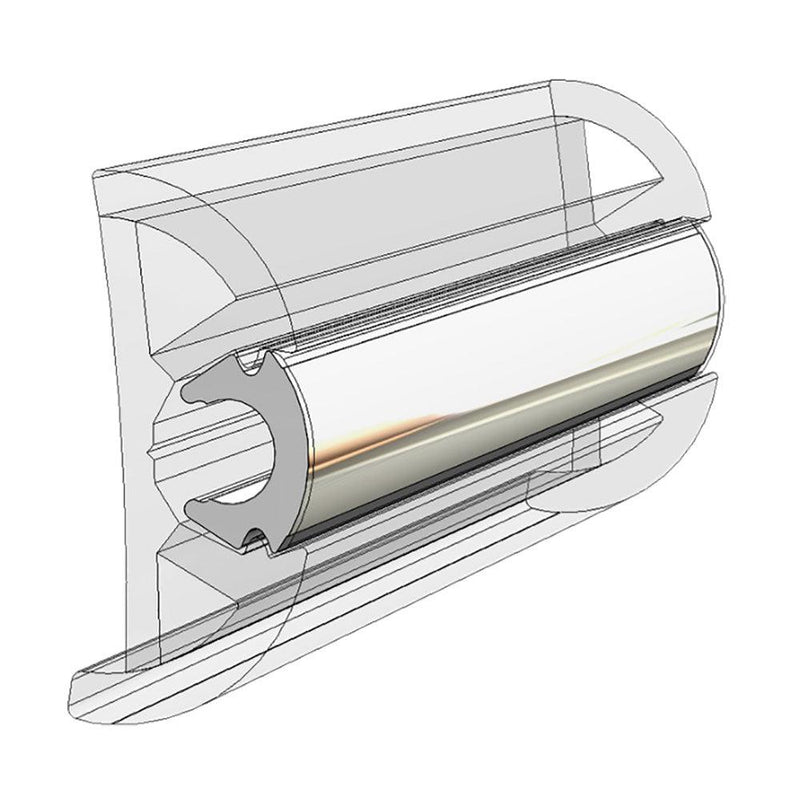 TACO Rub Rail Insert - Flexible Chrome - 80 [V12-0307CP80] - Wholesaler Elite LLC