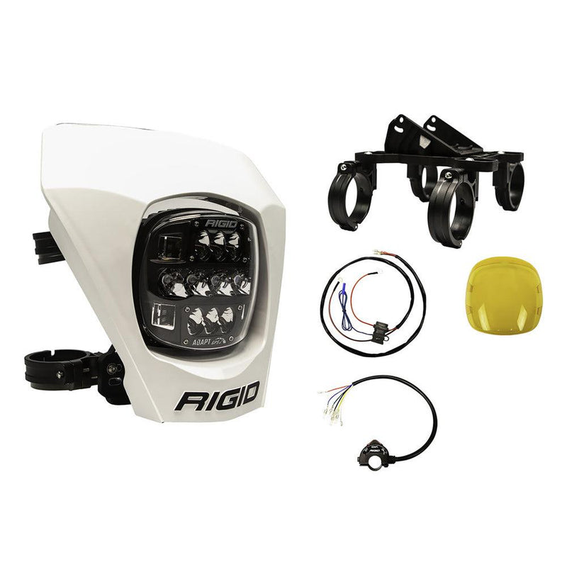 RIGID Industries Adapt XE Extreme Enduro LED Moto Kit - White [300417] - Wholesaler Elite LLC