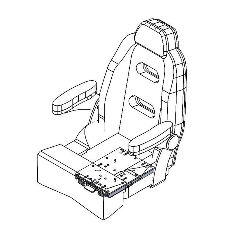 TACO Low Profile Adjustable Seat Slide [M20-1013A] - Wholesaler Elite LLC