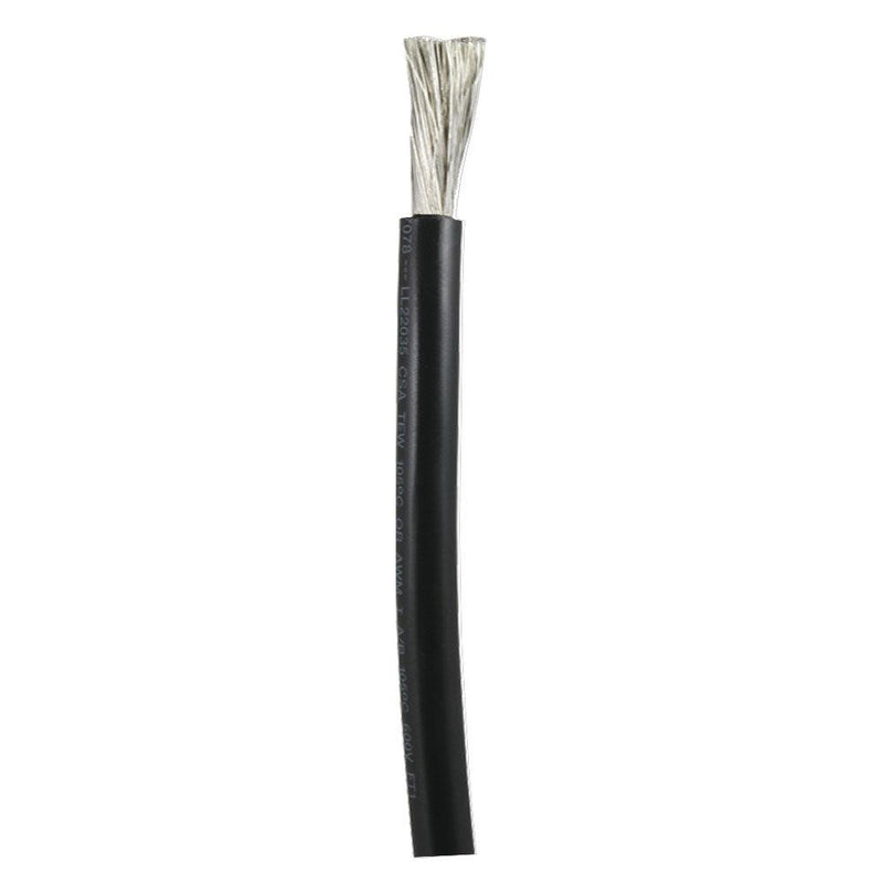 Ancor Tinned Copper Battery Cable, 3/0 AWG (81mm2) - Black - Sold By The Foot [1180-FT] - Wholesaler Elite LLC