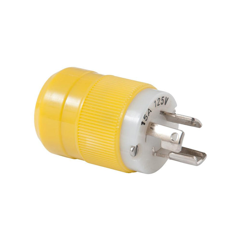 Marinco Locking Plug - 15A, 125V - Yellow [4721CR] - Wholesaler Elite LLC