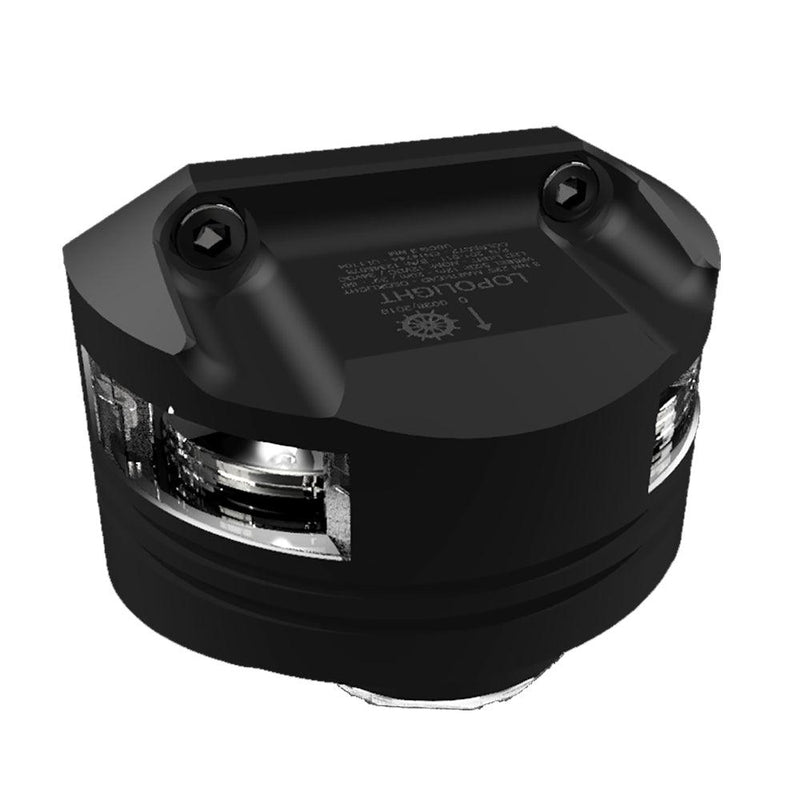 Lopolight Series 201-011 - Masthead Light w/Deck Light - 3NM - Vertical Mount - White - Black Housing [201-011DLX-B-15M] - Wholesaler Elite LLC