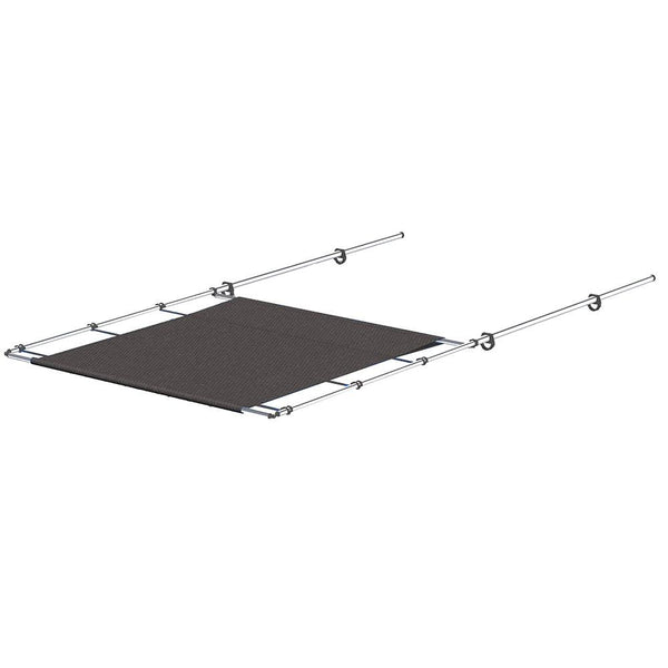 SureShade PTX Power Shade - 57" Wide - Stainless Steel - Grey [2021026258] - Wholesaler Elite LLC