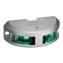 Lopolight Series 200-018 - Navigation Light - 2NM - Vertical Mount - Green - Silver Housing [200-018G2] - Wholesaler Elite LLC
