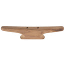 Whitecap 12" Cleat - Teak [60406] - Wholesaler Elite LLC