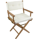 Whitecap Directors Chair w/Cream Cushion - Teak [61043] - Wholesaler Elite LLC