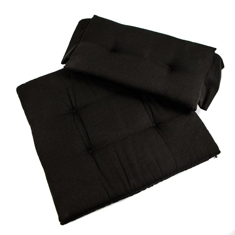 Whitecap Seat Cushion Set f/Directors Chair - Black [97241] - Wholesaler Elite LLC