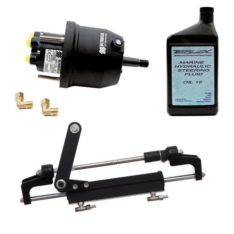 Uflex HYCO 1.1 Front Mount OB System up to 175HP - Includes UP20 FM Helm, 2qts of Oil, UC95-OBF Cylinder [HYCO 1.1] - Wholesaler Elite LLC