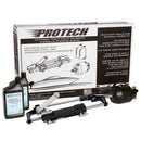 Uflex PROTECH 1.1 Front Mount OB Hydraulic System - Includes UP28 FM Helm, Oil UC128-TS/1 Cylinder - No Hoses [PROTECH 1.1] - Wholesaler Elite LLC