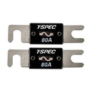 T-Spec V8 Series 80 AMP ANL Fuse - 2 Pack [V8-ANL80] - Wholesaler Elite LLC