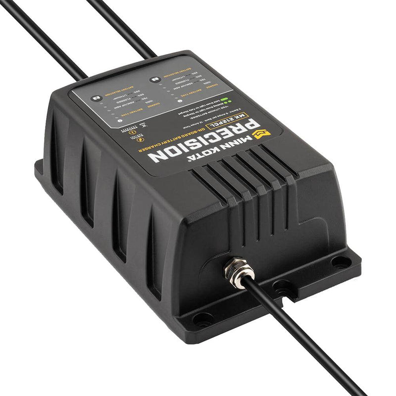 Minn Kota On-Board Precision Charger MK-212 PCL 2 Bank x 6 AMP LI Optimized Charger [1832121] - Wholesaler Elite LLC