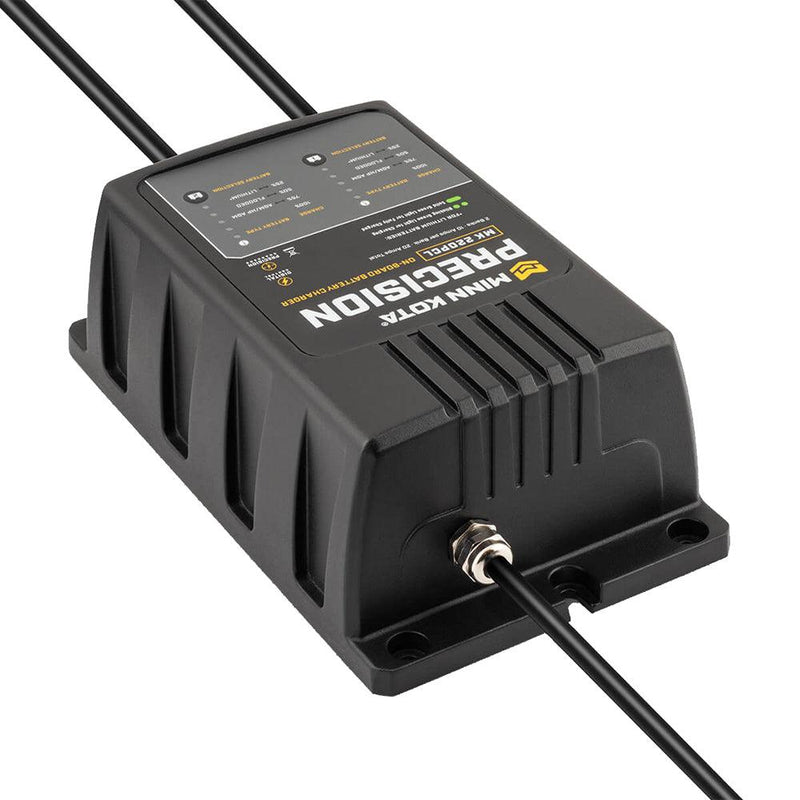 Minn Kota On-Board Precision Charger MK-220 PCL 2 Bank x 10 AMP LI Optimized Charger [1832201] - Wholesaler Elite LLC