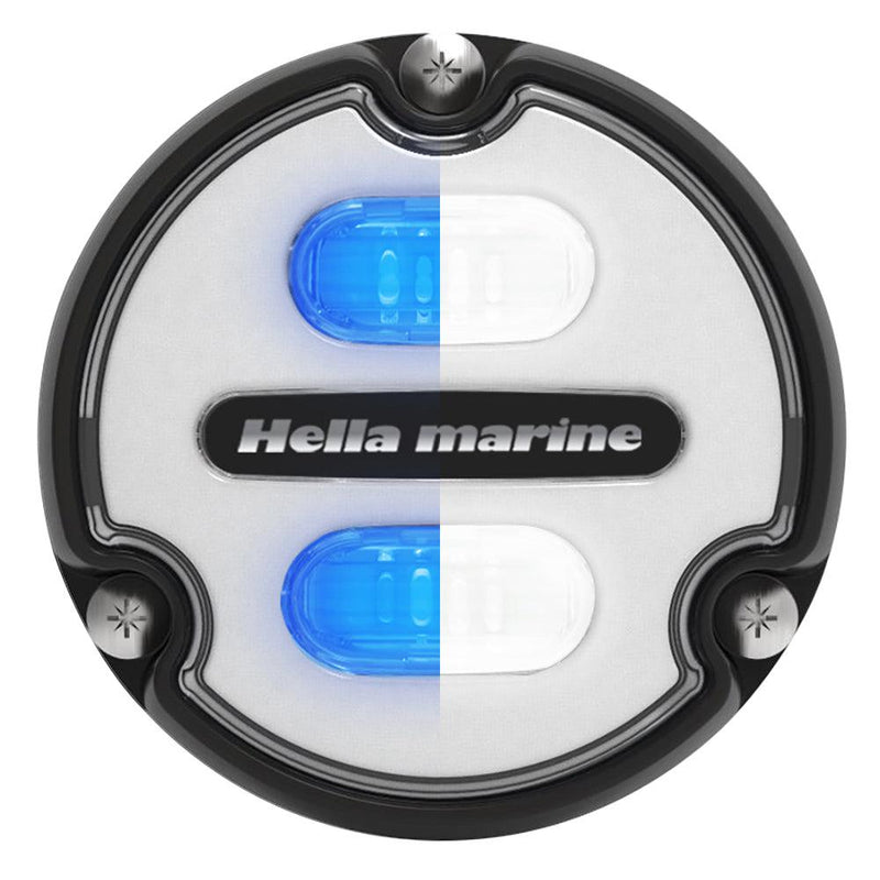 Hella Marine Apelo A1 Blue White Underwater Light - 1800 Lumens - Black Housing - White Lens [016145-011] - Wholesaler Elite LLC