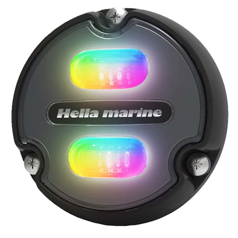 Hella Marine Apelo A1 RGB Underwater Light - 1800 Lumens - Black Housing - Charcoal Lens [016146-001] - Wholesaler Elite LLC