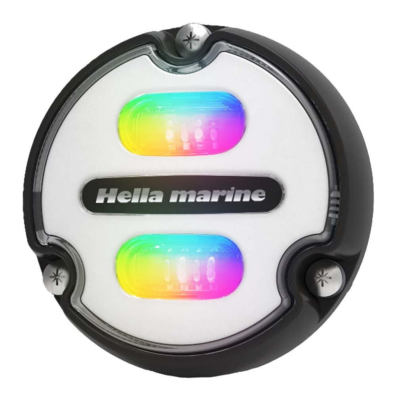 Hella Marine Apelo A1 RGB Underwater Light - 1800 Lumens - Black Housing - White Lens [016146-011] - Wholesaler Elite LLC