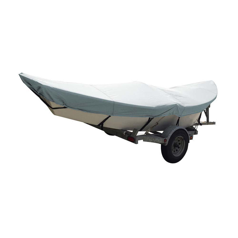 Carver Poly-Flex II Styled-to-Fit Boat Cover f/16 Drift Boats - Grey [74300F-10] - Wholesaler Elite LLC