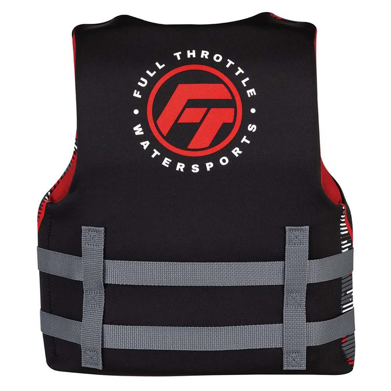 Full Throttle Youth Rapid-Dry Life Jacket - Red/Black [142100-100-002-22] - Wholesaler Elite LLC