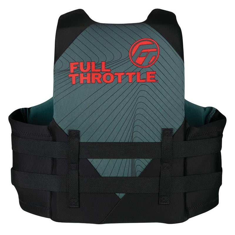 Full Throttle Adult Rapid-Dry Life Jacket - 2XL/4XL - Grey/Black [142100-701-080-22] - Wholesaler Elite LLC