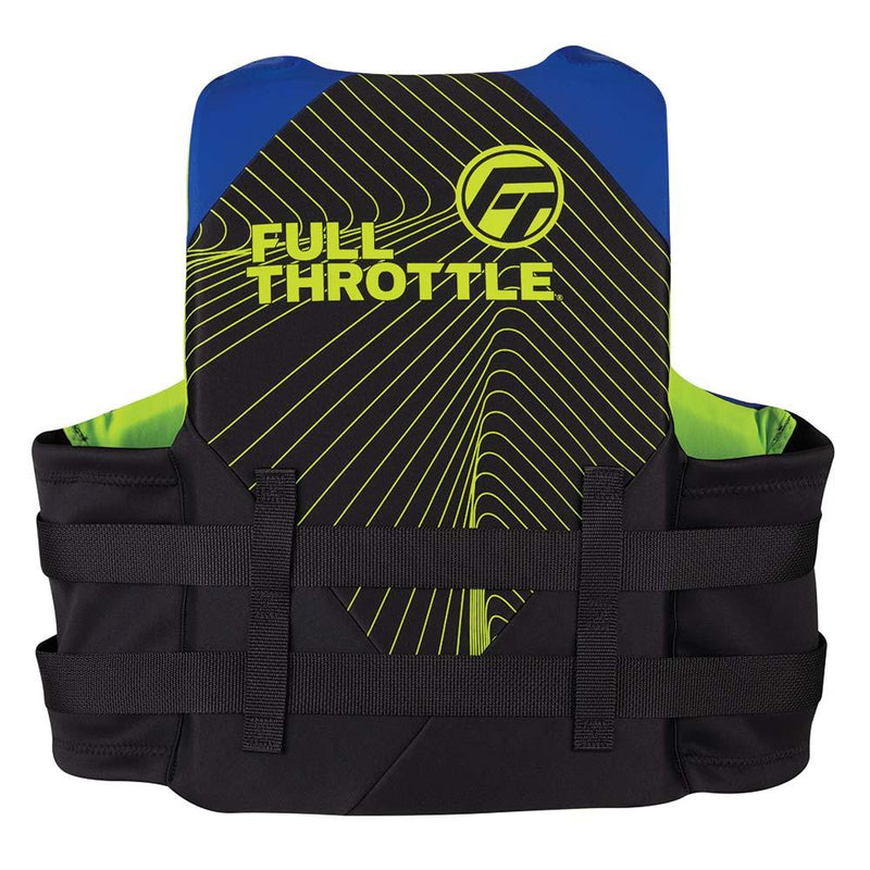Full Throttle Adult Rapid-Dry Life Jacket - S/M - Blue/Black [142100-500-030-22] - Wholesaler Elite LLC