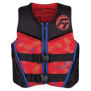 Full Throttle Youth Rapid-Dry Flex-Back Life Jacket - Red/Black [142500-100-002-22] - Wholesaler Elite LLC