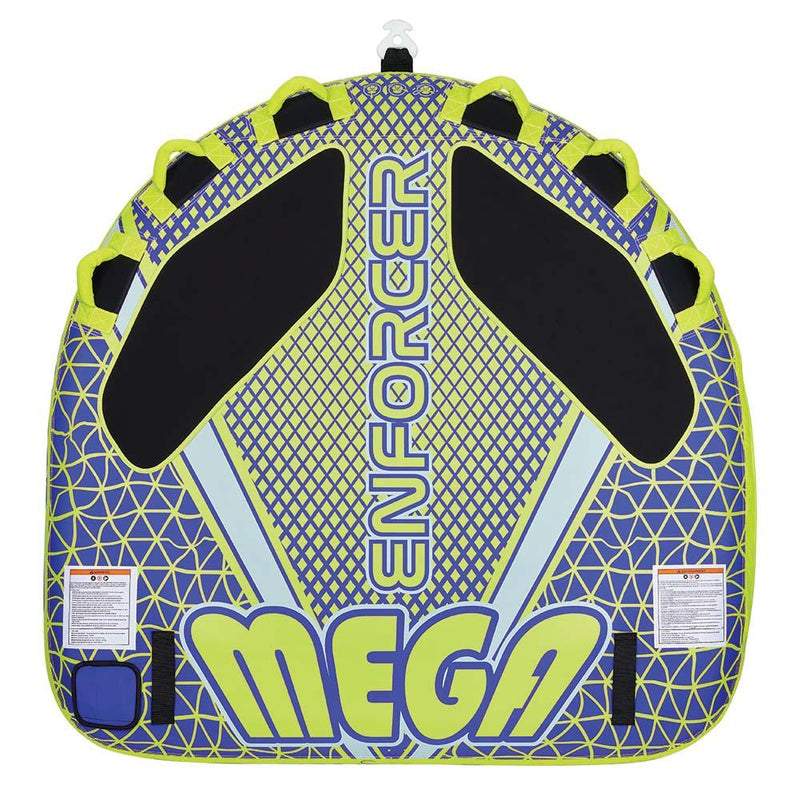Full Throttle Mega Enforcer Towable Tube - 3 Rider - Yellow [302200-300-003-21] - Wholesaler Elite LLC
