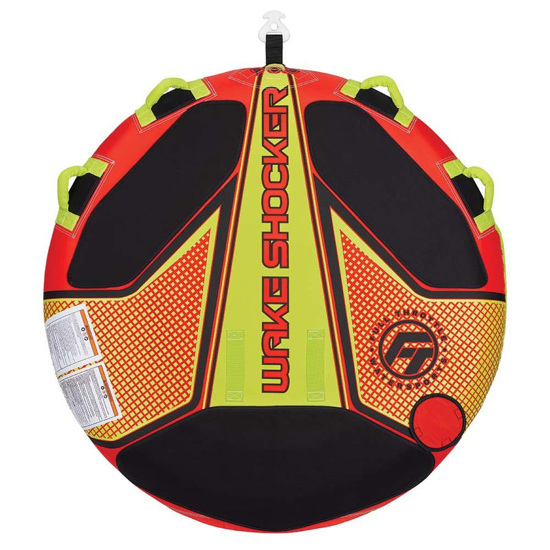 Full Throttle Wake Shocker Towable Tube - 2 Rider - Red [302400-100-002-21] - Wholesaler Elite LLC