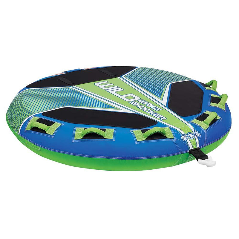 Full Throttle Wild Wake Shocker Towable Tube - 3 Rider - Blue [302400-500-003-21] - Wholesaler Elite LLC