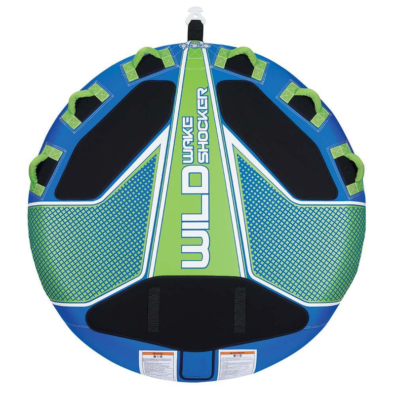 Full Throttle Wild Wake Shocker Towable Tube - 3 Rider - Blue [302400-500-003-21] - Wholesaler Elite LLC