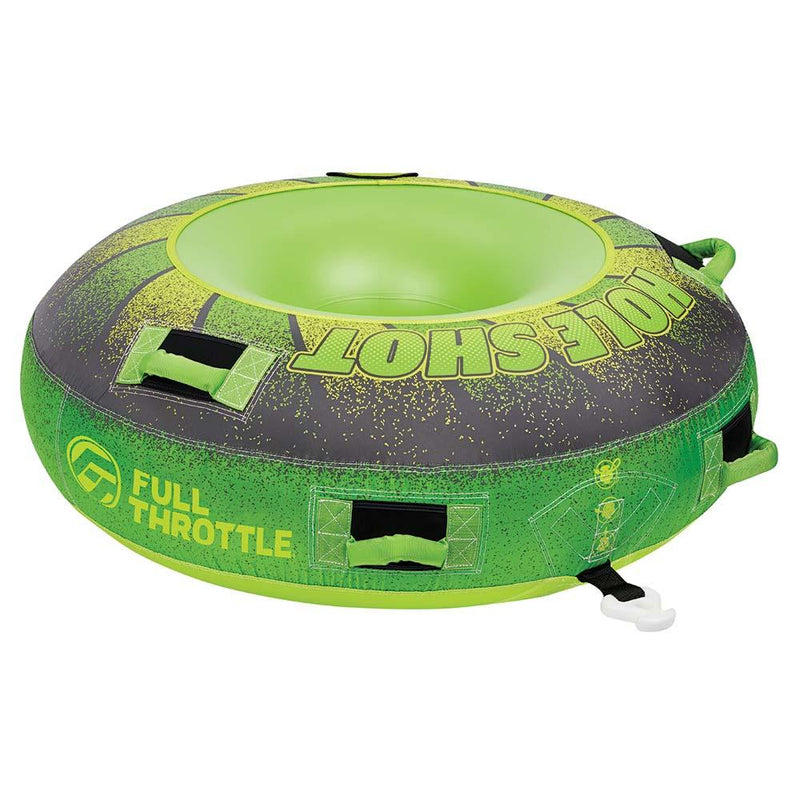 Full Throttle Hole Shot Towable Tube - 1 Rider - Green [302000-400-001-21] - Wholesaler Elite LLC