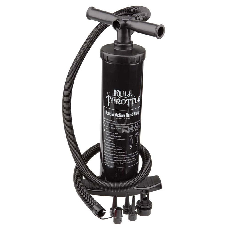Full Throttle Dual Action Hand Pump - Black [310100-700-999-12] - Wholesaler Elite LLC