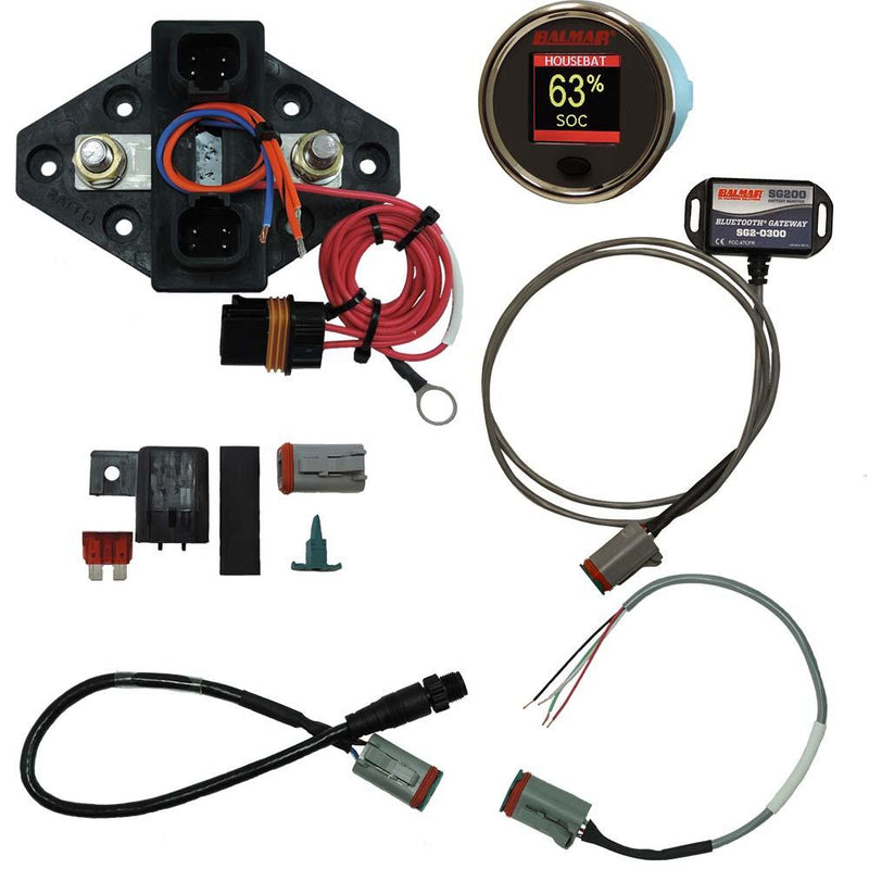 Balmar SG230 Battery Monitor Kit N2K BT Gateway Color Display 12-48VDC [SG230] - Wholesaler Elite LLC