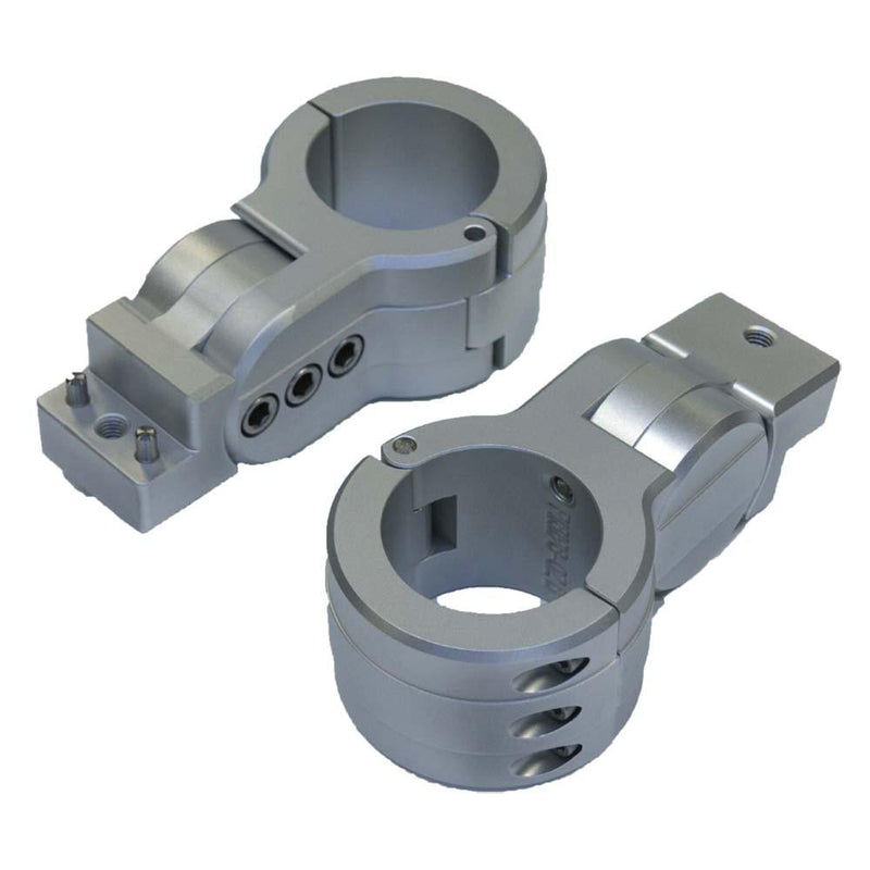 PTM Edge Board Rack Mounts - 2.5" Pipe Clamp - Titanium Grey [P13198-2500TEBGR] - Wholesaler Elite LLC