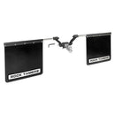 ROCK TAMERS 3" Hub Mudflap System - Matte Black/Stainless [00112] - Wholesaler Elite LLC