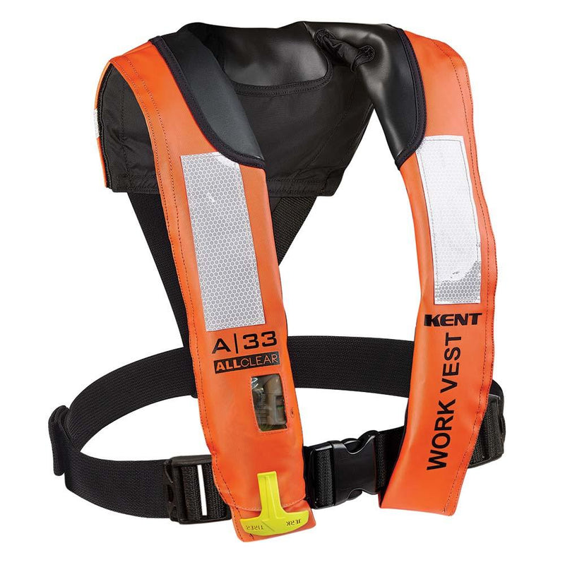 Kent A-33 All Clear Auto Inflatable Work Vest [134402-200-004-21] - Wholesaler Elite LLC