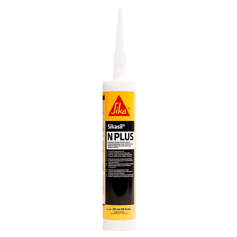 Sika Sikasil-N Plus Clear 10oz w/Nozzle [432053] - Wholesaler Elite LLC