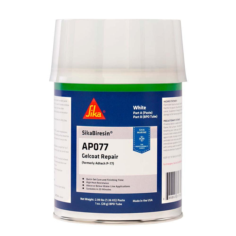 Sika SikaBiresin AP077 Polyester Fairing Compound Above/Below Waterline - Quart [609801] - Wholesaler Elite LLC