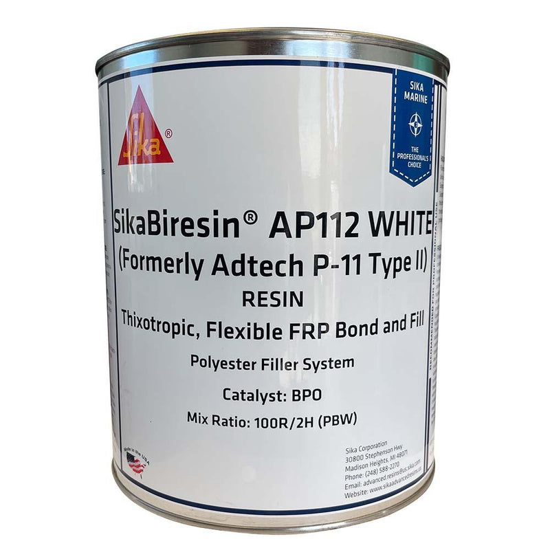 Sika SikaBiresin AP112 White Gallon BPO Hardener Required [606128] - Wholesaler Elite LLC