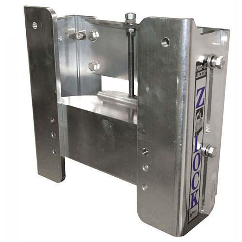 T-H Marine Z-Lock 4" Set Back Manual Single Adjust Jack Plate [JPZ-4-DP] - Wholesaler Elite LLC