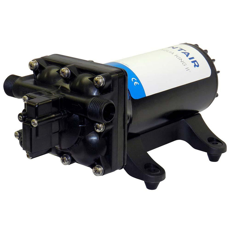 Shurflo by Pentair King II Premium 4.0 24VDC 4.0GPM 55PSI Fresh Water Pressure Pump w/Strainer Fittings [4148-163-E75] - Wholesaler Elite LLC