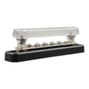 Victron 150A 2 pole busbar with 10 screws and cover